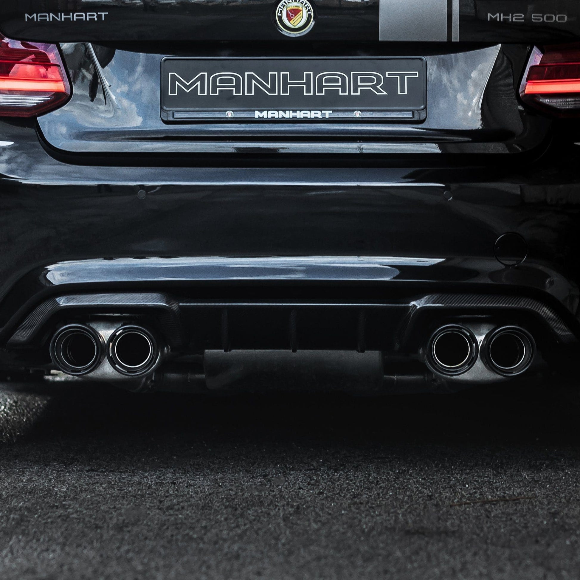 MANHART MH2F87CS002 CARBON REAR DIFFUSER M2 CS DESIGN FOR BMW F87 M2 (COMPETITION / CS)