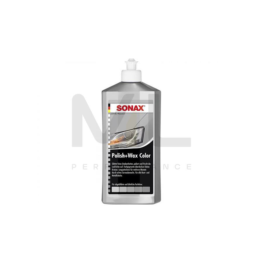 Sonax Polish Wax COLOR Silver Grey 500ml ML Performance