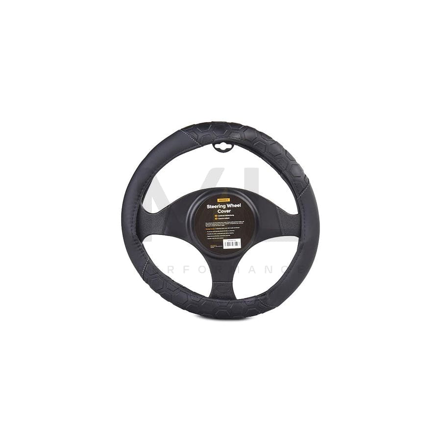 RIDEX 4791A0132 Steering wheel cover Black, Ø: 37-39cm | ML Performance Car Parts