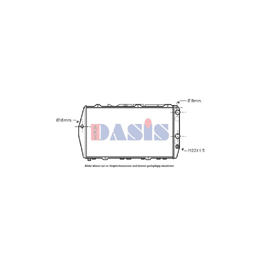 AKS Dasis 480017N Engine Radiator | ML Performance UK