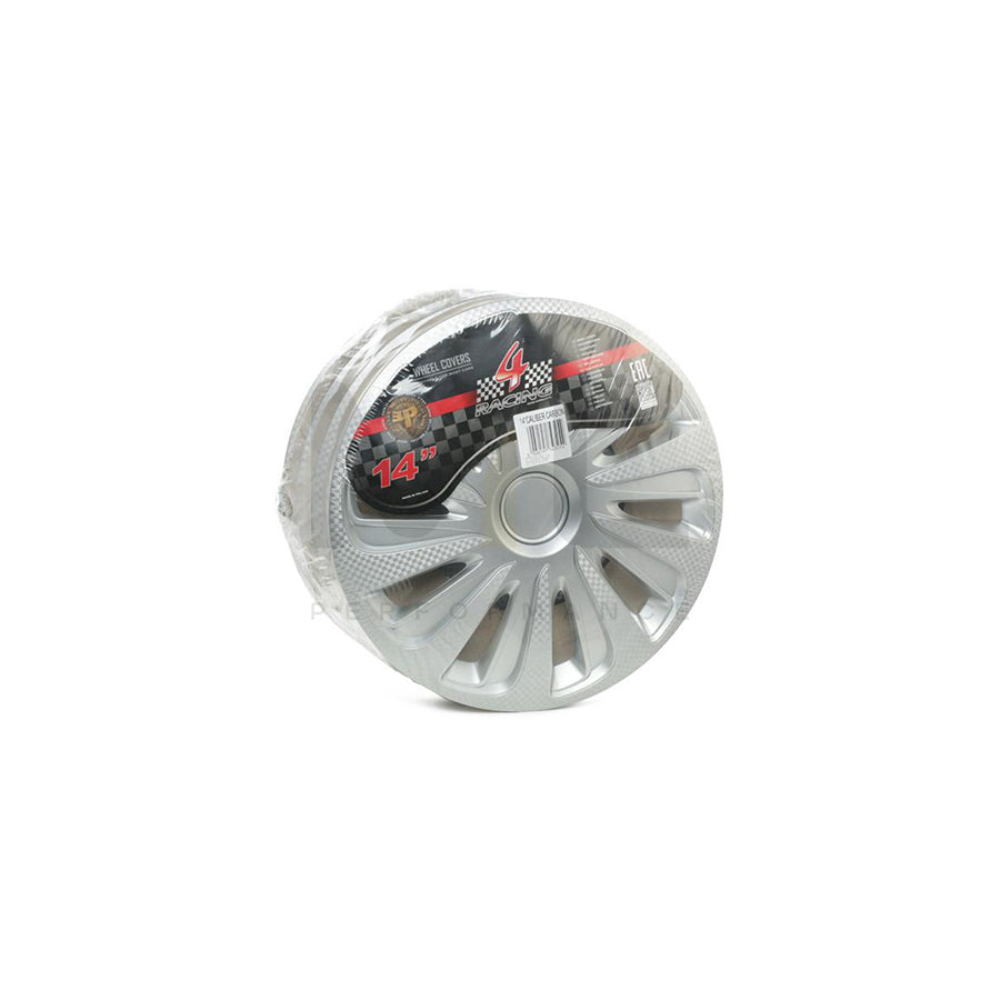 ARGO 14 CALIBER CARBON Wheel trims 14 Inch Carbon, Silver | ML Performance Car Parts