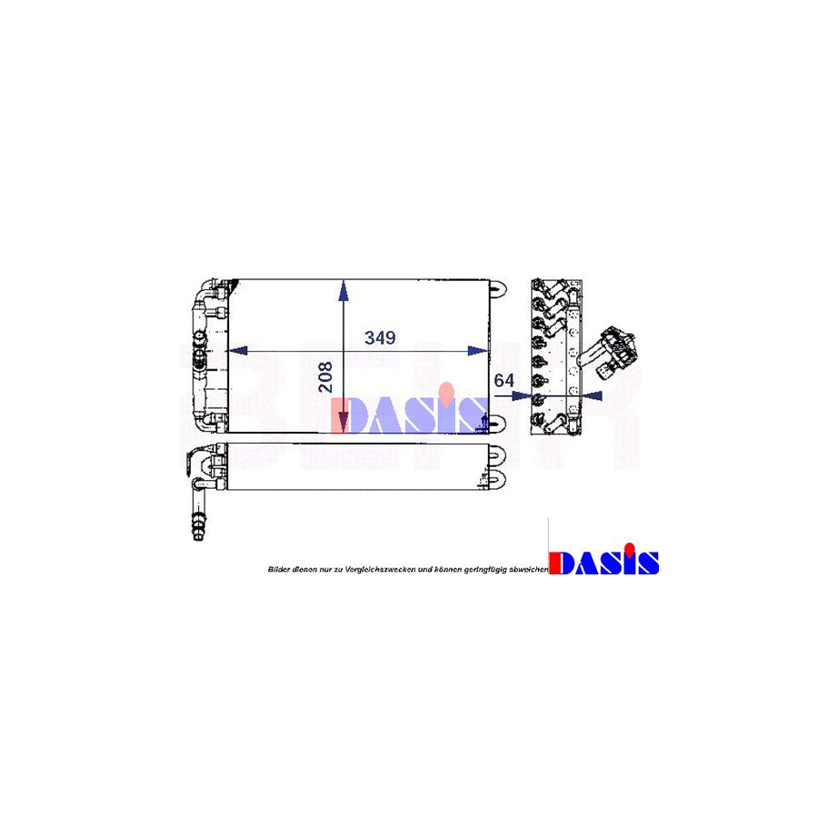 AKS Dasis 820570N Air Conditioning Evaporator | ML Performance UK