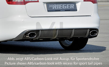 Rieger 00055334 Audi 4F A6 Rear Diffuser 5 | ML Performance UK Car Parts