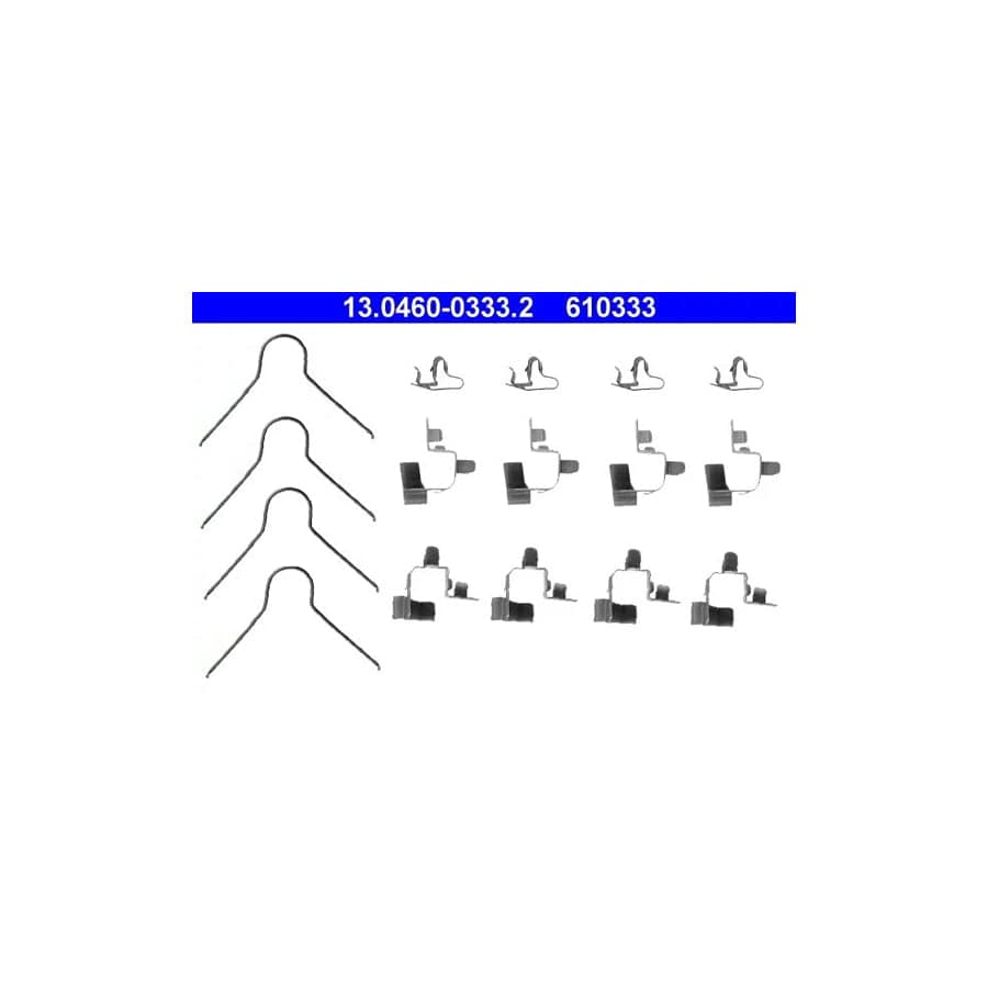 ATE 13.0460-0333.2 Accessory Kit, Disc Brake Pads
