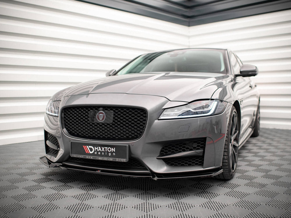 Maxton Design Jaguar Xf R-sport MK2 (2015-2020) Front Splitter V.2