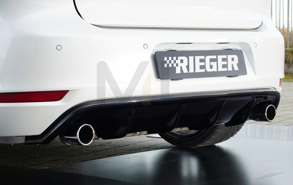 Rieger 00088023 VW Mk6 Golf GTI Rear Diffuser 4 | ML Performance UK Car Parts