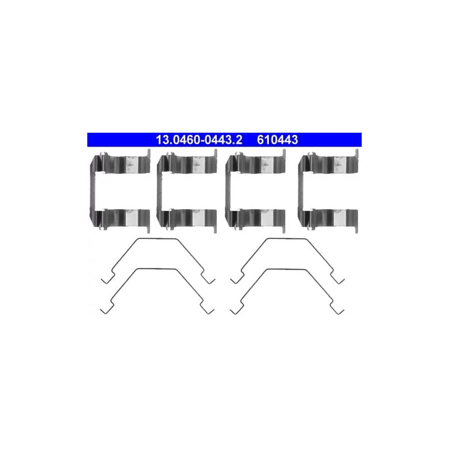 ATE 13.0460-0443.2 Accessory Kit, Disc Brake Pads