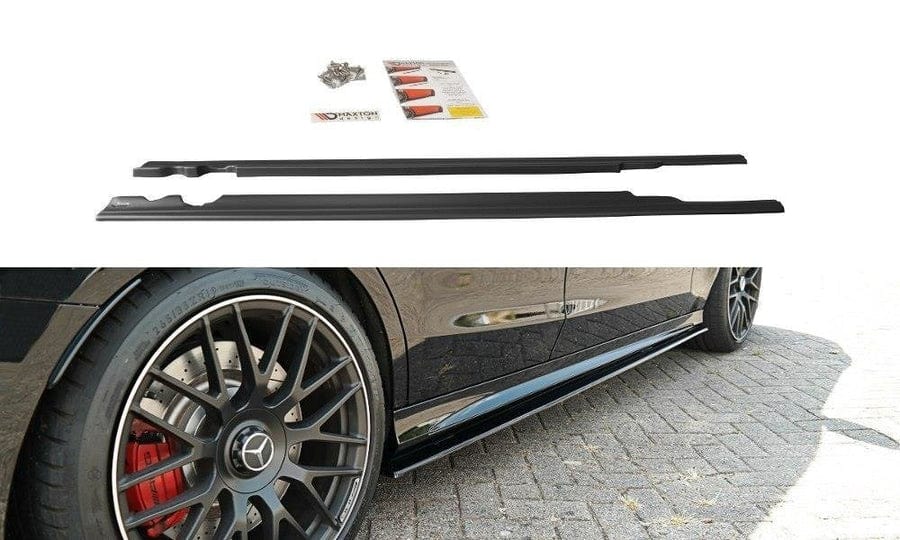 Maxton Design ME-C-205-AMG-ES-SD1T Side Skirts Diffusers Mercedes Benz C63 AMG W205 Estate | ML Performance UK Car Parts