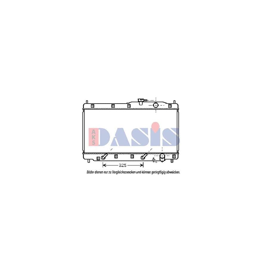 AKS Dasis 100033N Engine Radiator | ML Performance UK