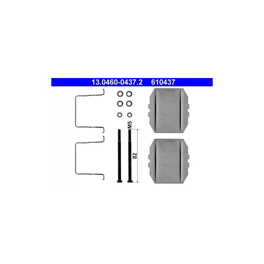 ATE 13.0460-0437.2 Accessory Kit, Disc Brake Pads