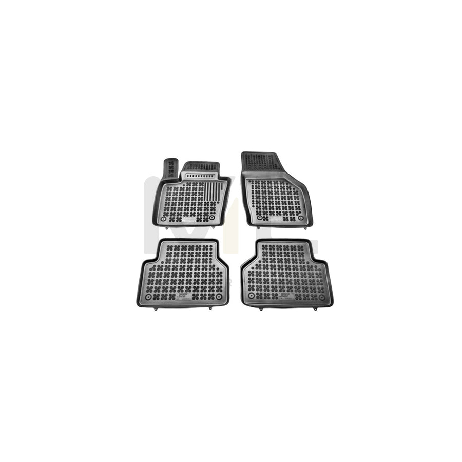 REZAW PLAST Tailored 200315 Floor mat set for AUDI Q3 (8UB, 8UG) Elastomer, Front and Rear, Quantity: 4, Black | ML Performance Car Parts