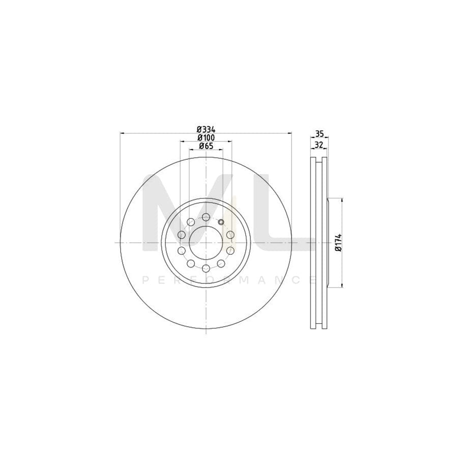 TEXTAR OE-Line 92161510 Brake Disc Internally Vented, Coated, High-carbon, without wheel hub, without wheel studs | ML Performance Car Parts