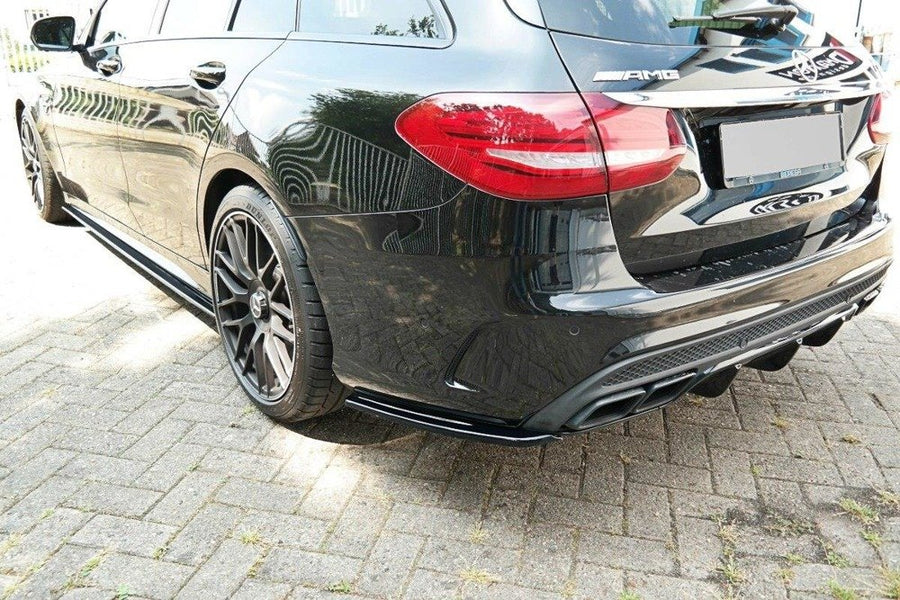 Maxton Design Mercedes Benz C63 AMG W205 Estate Rear Side Splitters