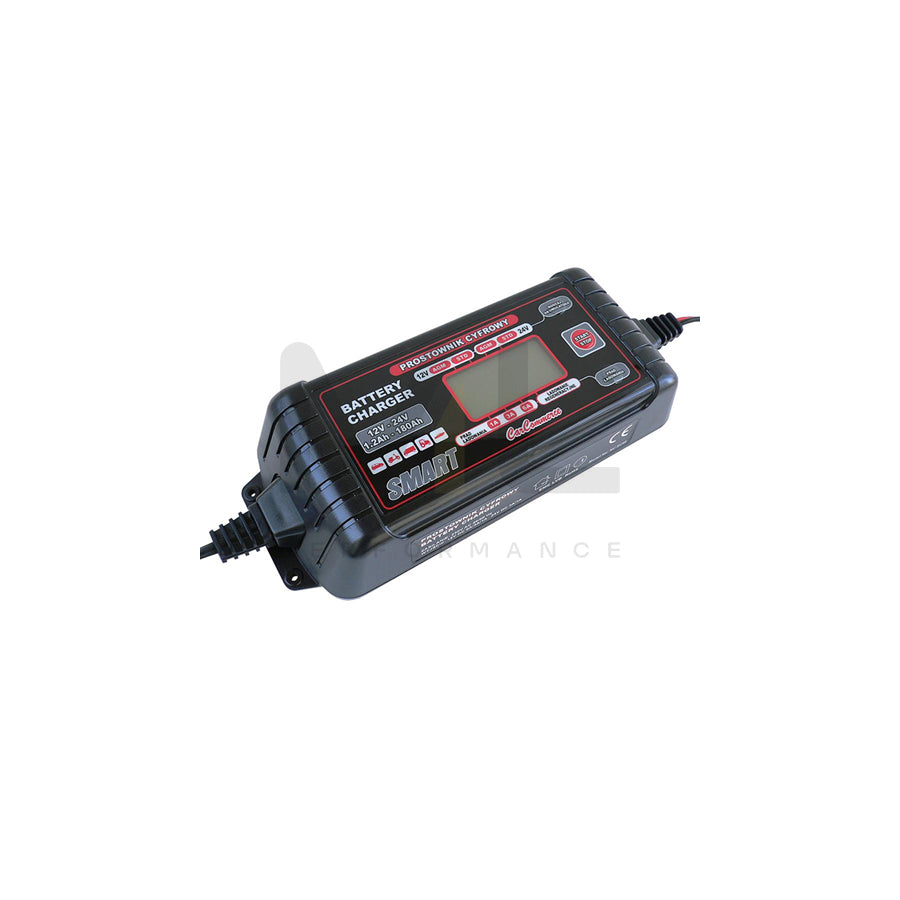 CARCOMMERCE 42909 Battery Charger portable, trickle charger, 12, 24V | ML Performance Car Parts