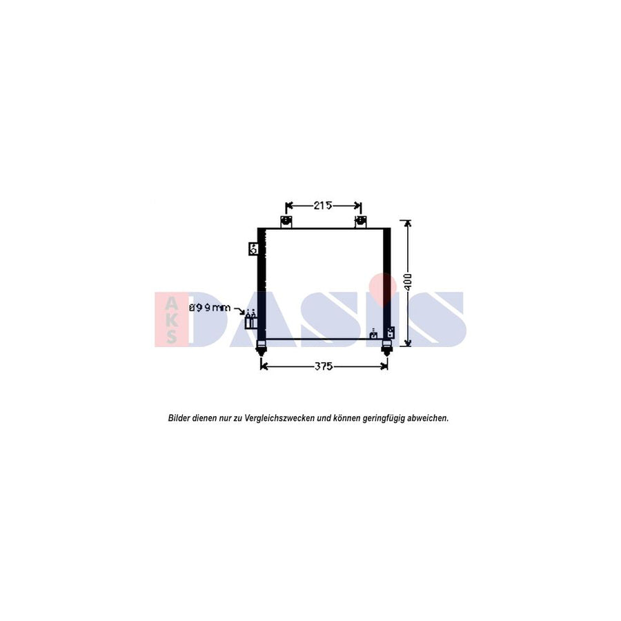 AKS Dasis 322027N Air Conditioning Condenser For Suzuki Ignis I (Fh) | ML Performance UK