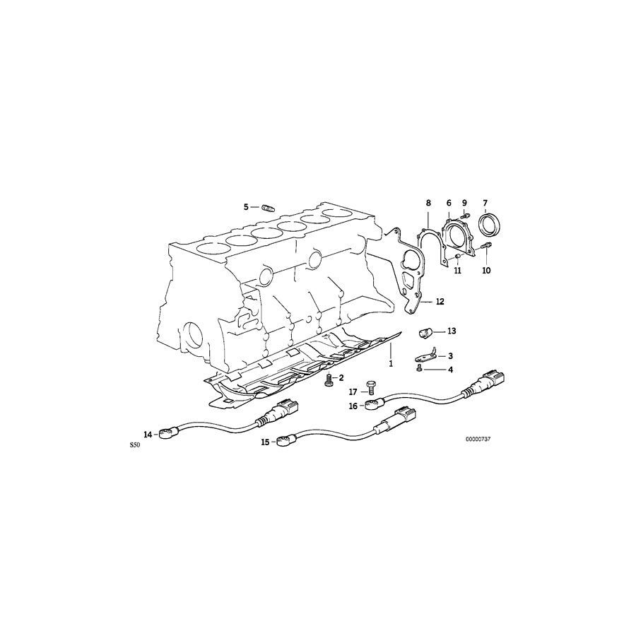 Genuine BMW 11421317278 E36 Oil Spraying Nozzle (Inc. M3 & Z3 M) | ML Performance UK Car Parts