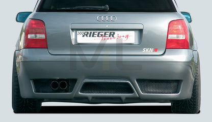 Rieger 00055056 Audi B5 A4 Rear Bumper 1 | ML Performance UK Car Parts