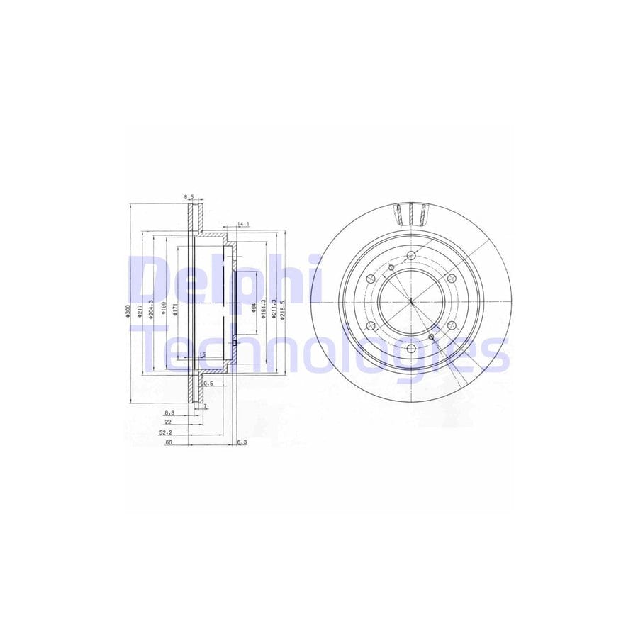 Delphi Bg3813 Brake Disc