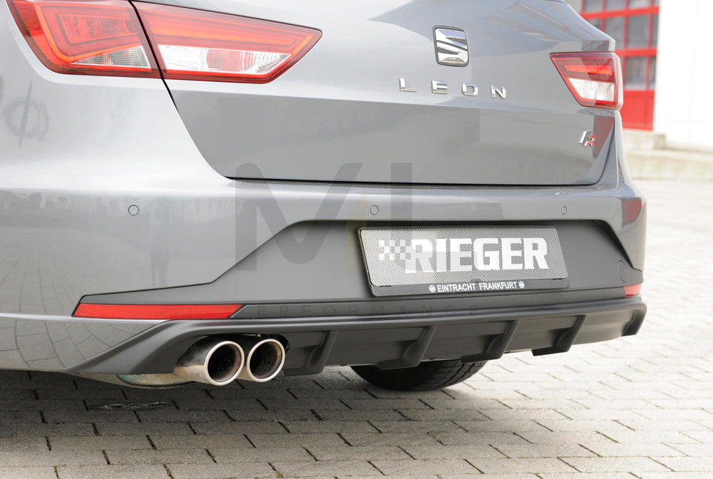 Rieger 00027020 SEAT 5F Leon FR Rear Diffuser 1 | ML Performance UK Car Parts