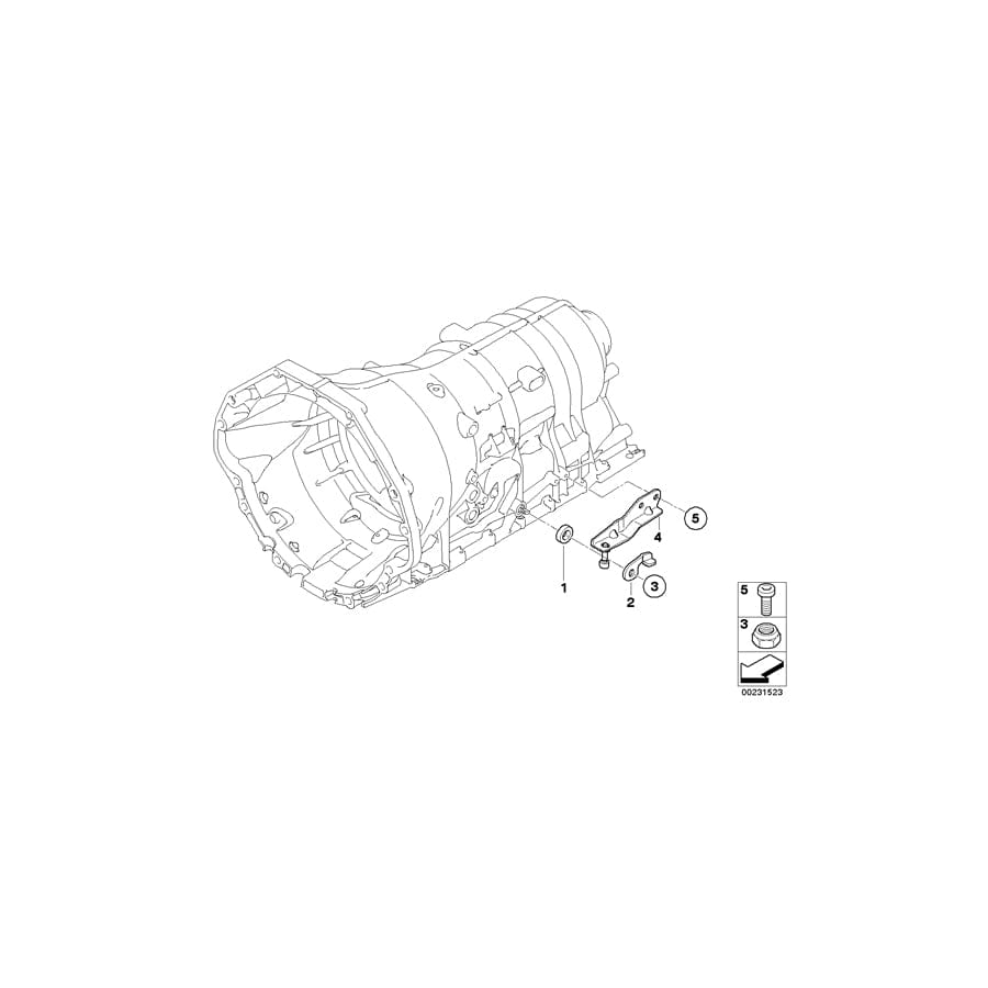 Genuine BMW 24147588758 F01 E71 F02 Support (Inc. 730d) | ML Performance UK Car Parts