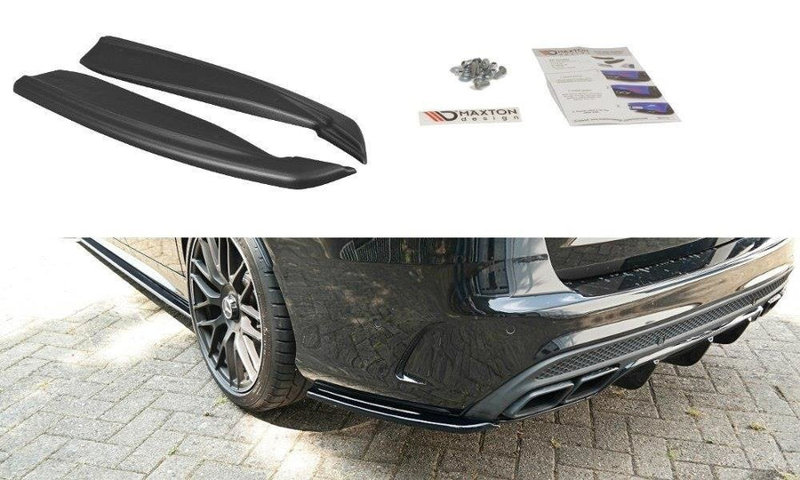 Maxton Design ME-C-205-AMG-ES-RSD1T Rear Side Splitters Mercedes Benz C63 AMG W205 Estate | ML Performance UK Car Parts