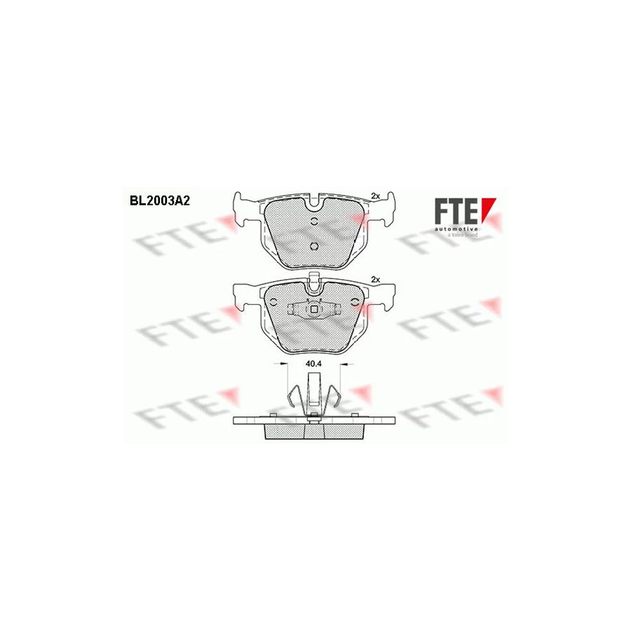 Fte BL2003A2 Brake Pad Set | ML Performance UK Car Parts