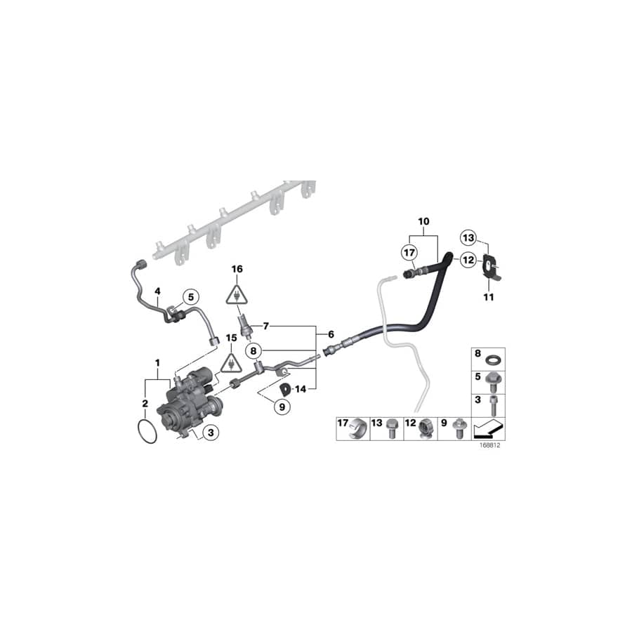 Genuine BMW 13537584382 E89 Feed Line (Inc. Z4) | ML Performance UK Car Parts