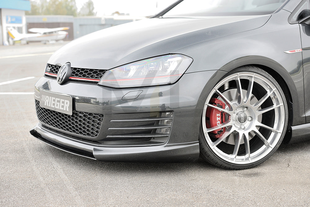 Rieger 00059560 VW Mk7 Golf Front Splitter (GTI & GTD) 1 | ML Performance UK Car Parts