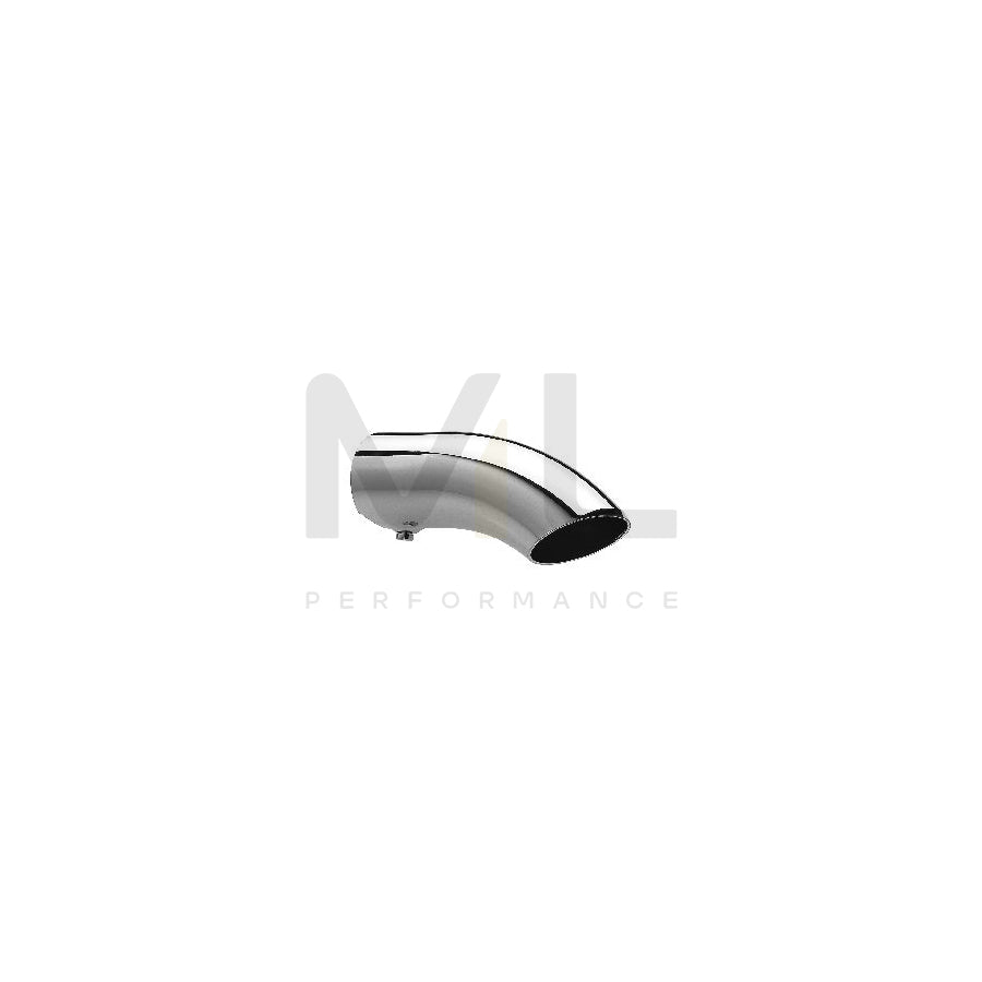 HJS 81 01 9139 Exhaust tip Bent, 140mm | ML Performance Car Parts