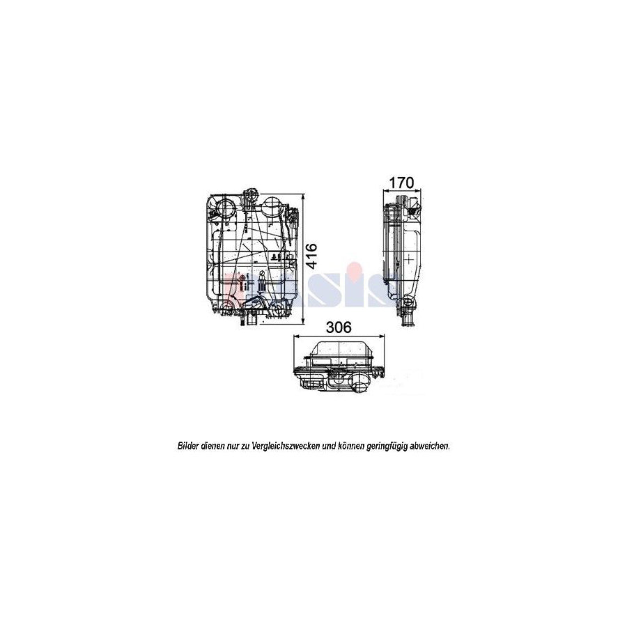 AKS Dasis 404000N Coolant Expansion Tank | ML Performance UK