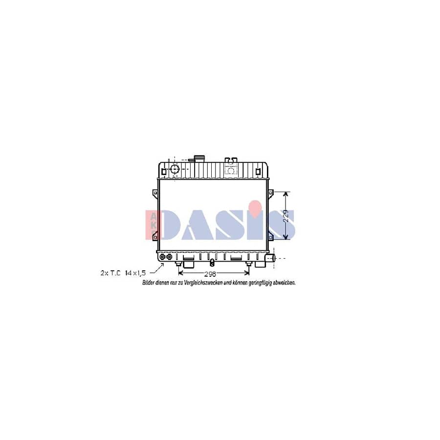 AKS Dasis 051570N Engine Radiator | ML Performance UK