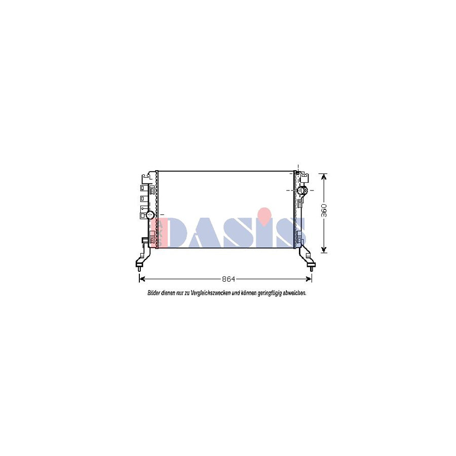 AKS Dasis 820690N Air Conditioning Evaporator | ML Performance UK