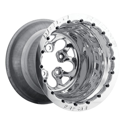 Weld 83P-512276MPS Alpha-1 Wheel 15x12 5x4.75 ET-89 BS3 Polished Center - Polished Shell