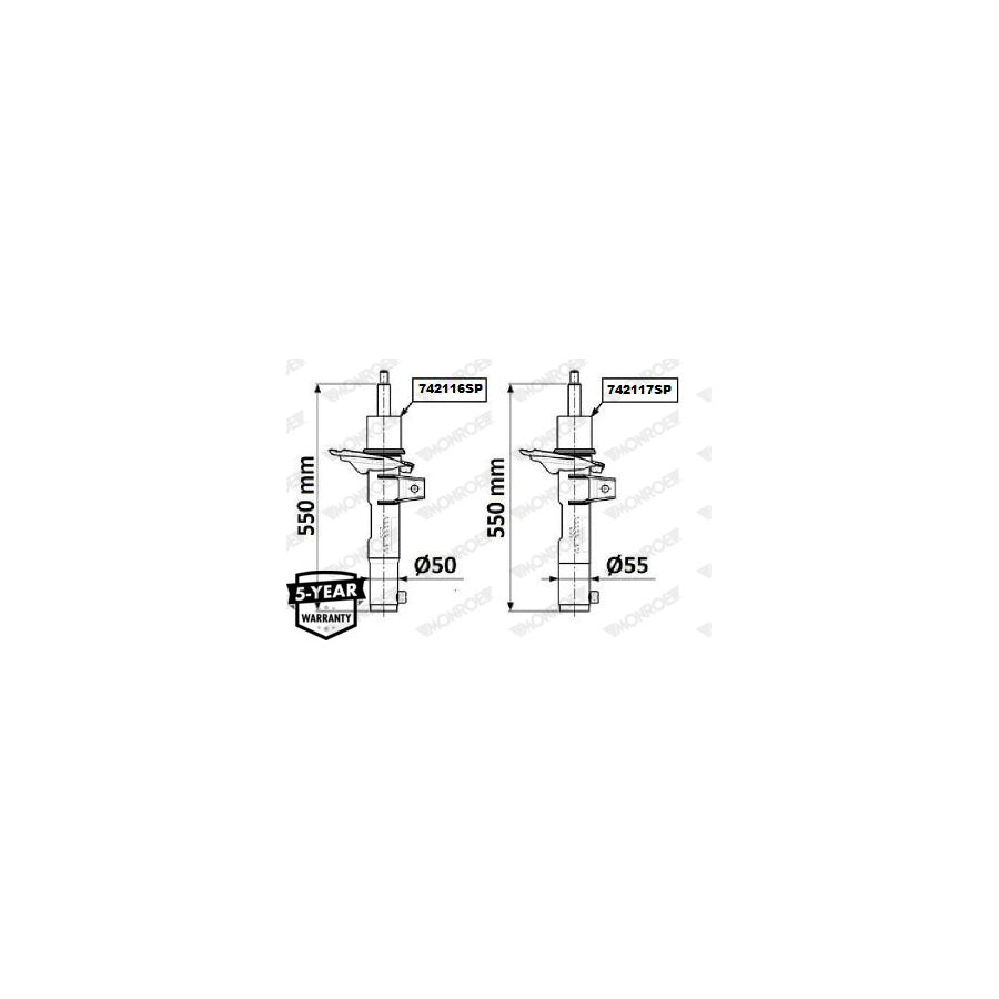 Monroe E4010 Shock Absorber