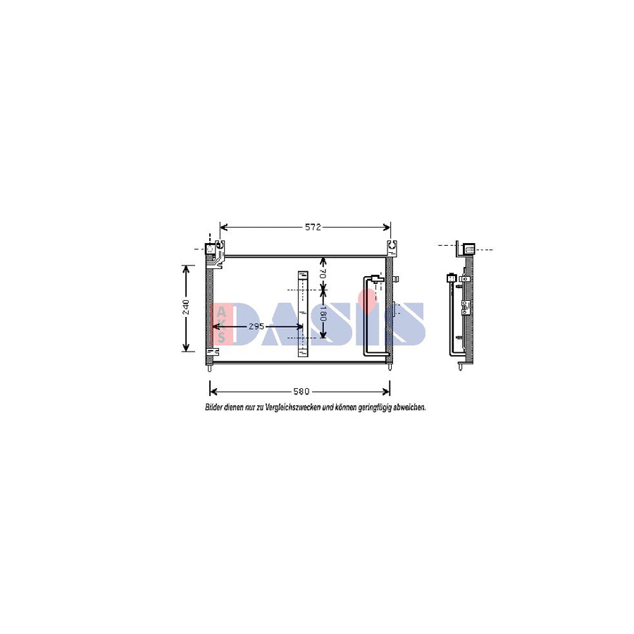 AKS Dasis 322030N Air Conditioning Condenser For Suzuki Baleno | ML Performance UK