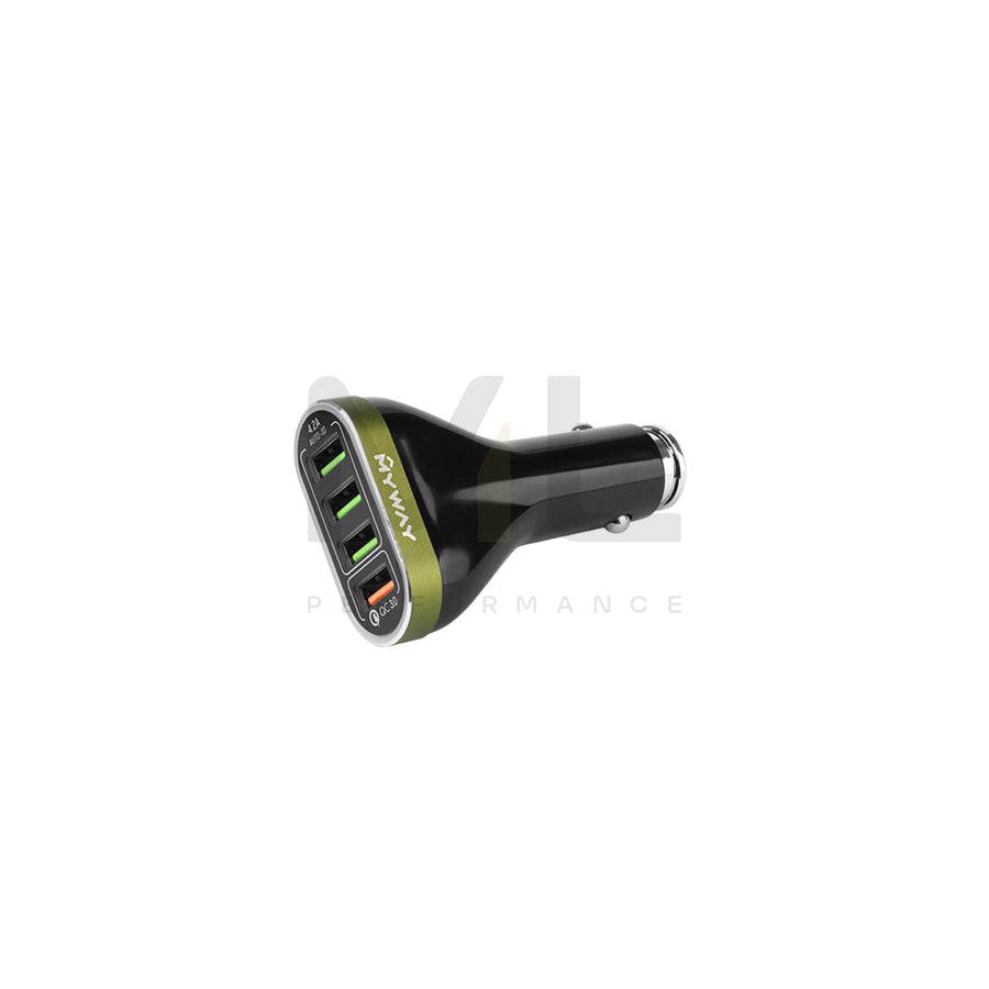 CARMOTION 63008 In-car charger Number of inlets/outlets: 4, Black | ML Performance Car Parts