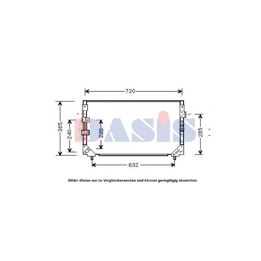 AKS Dasis 212016N Air Conditioning Condenser For Toyota Land Cruiser | ML Performance UK