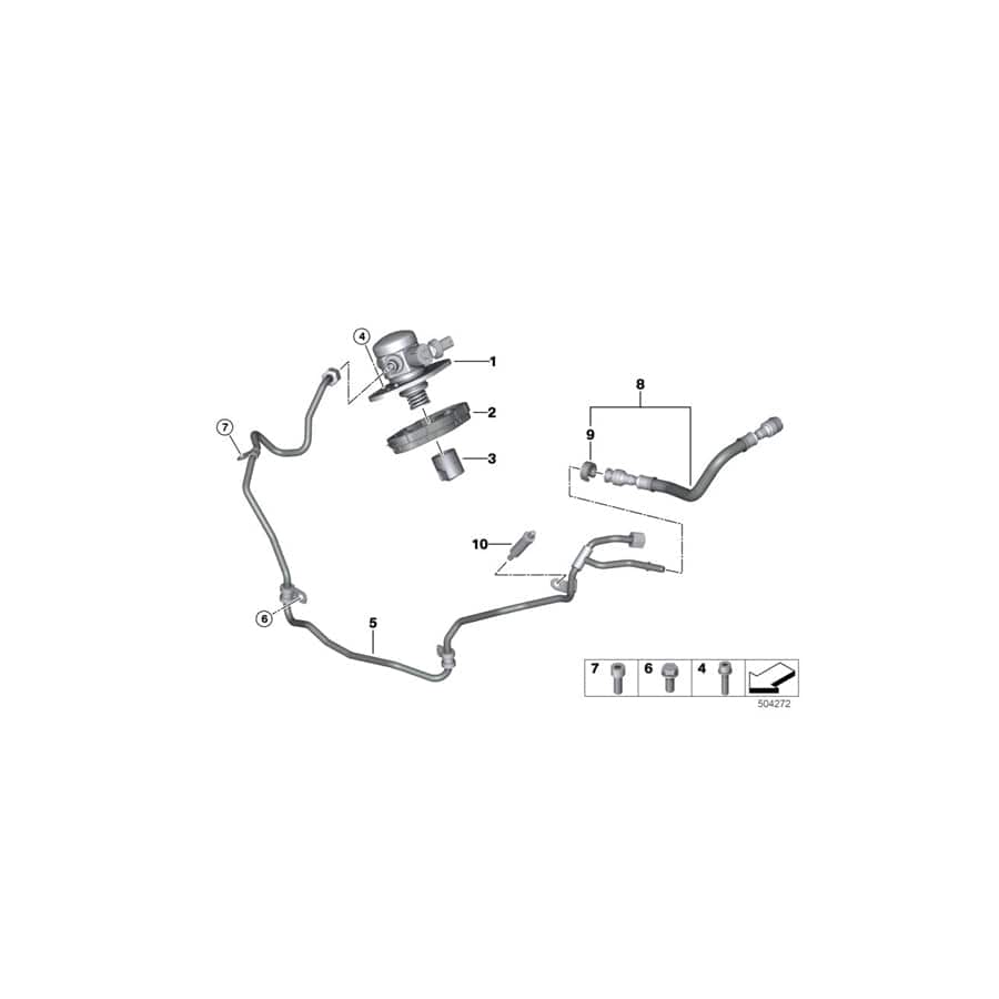 Genuine BMW 13538694096 G06 G05 G07 Screw (Inc. X6 M50iX, X5 M50iX & X7 M50iX) | ML Performance UK Car Parts