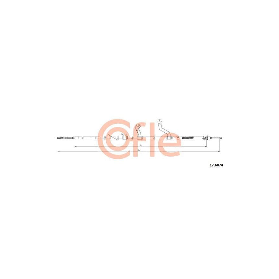 Cofle 92.17.6074 Hand Brake Cable