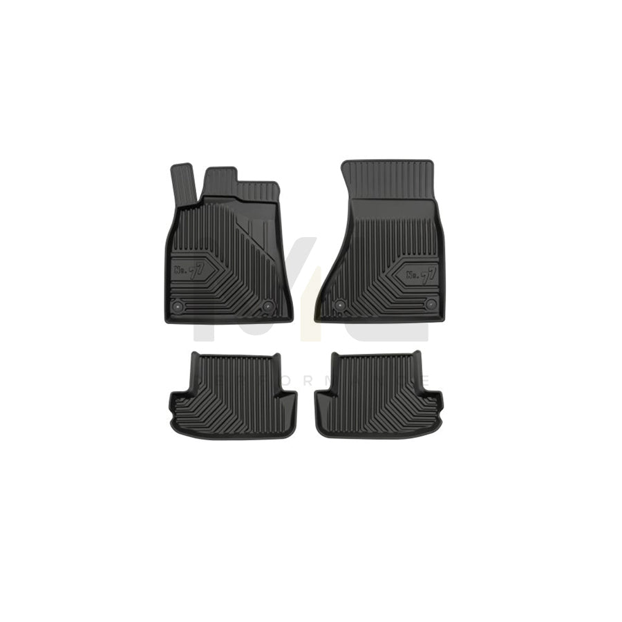 FROGUM Tailored 77407954 Floor mat set for AUDI A5 B8 Sportback (8TA) Elastomer, Front and Rear, Quantity: 4, Black | ML Performance Car Parts