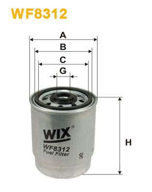 WIX Filters WF8312 Fuel Filter