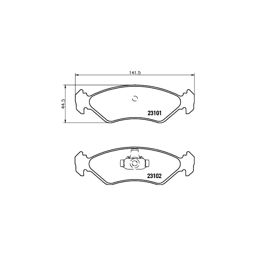 Mintex Mdb1884 Brake Pad Set