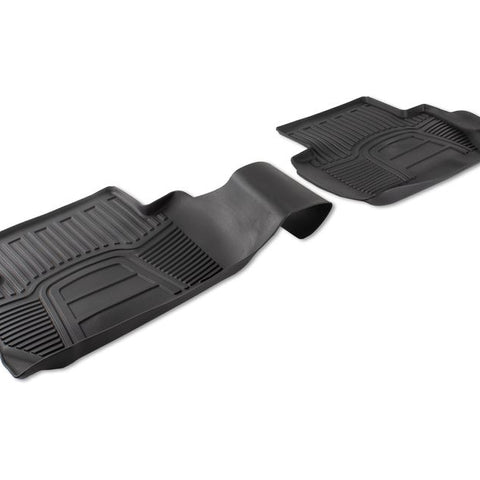 GENUINE FORD 2268332 ECOSPORT RUBBER FLOOR MATS REAR SET, TRAY STYLE, BLACK, 2017 - ONWARDS | ML Performance UK