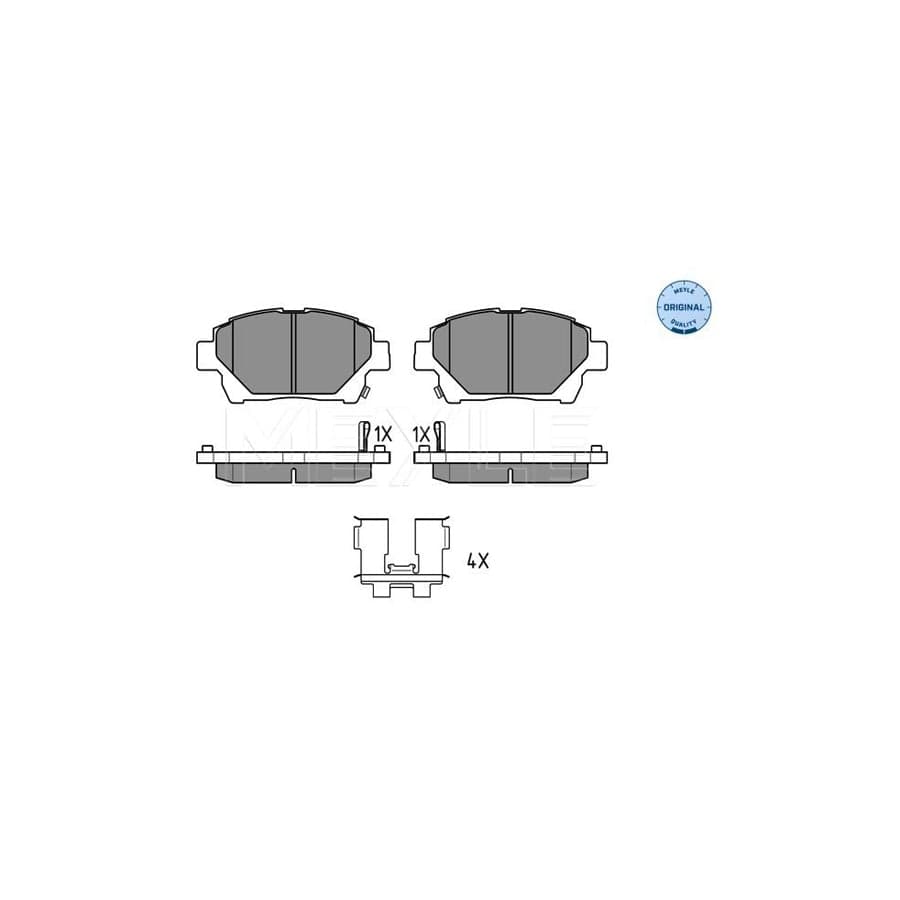 Meyle 025 235 1015/W Brake Pad Set