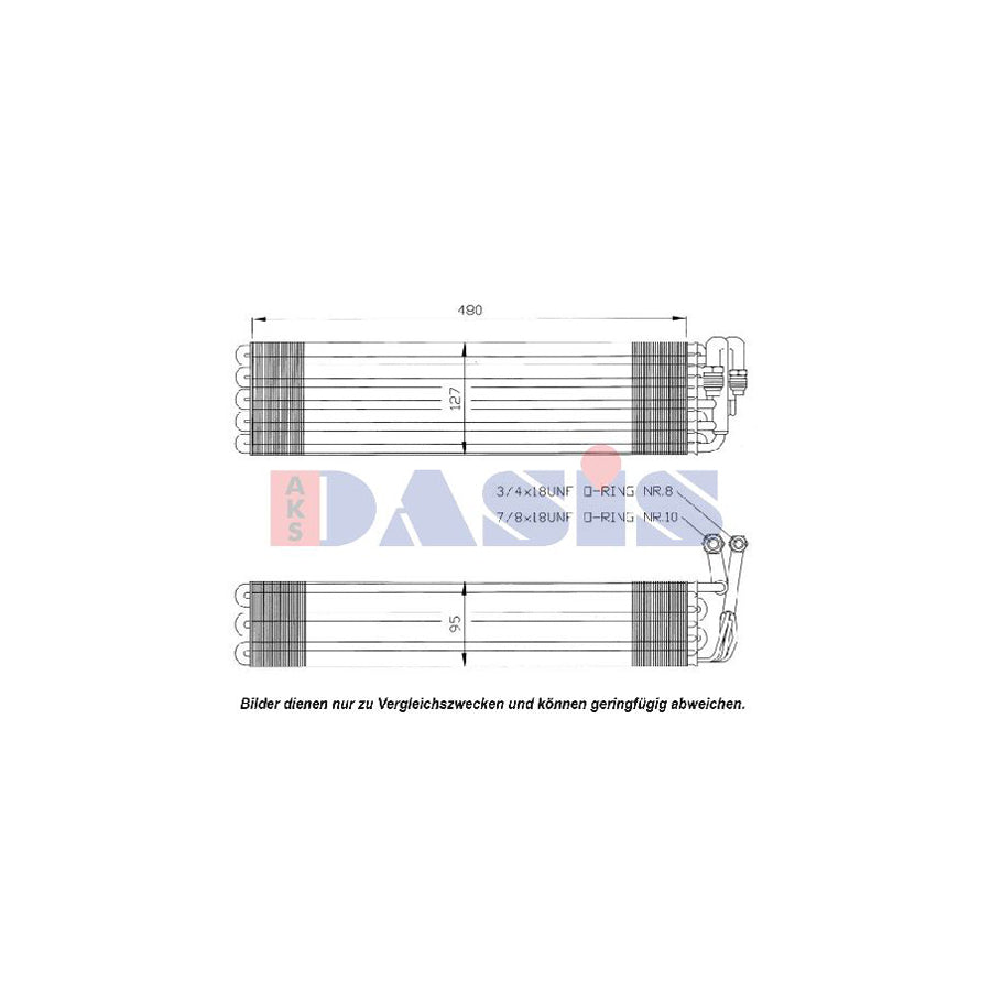 AKS Dasis 820940N Air Conditioning Evaporator | ML Performance UK