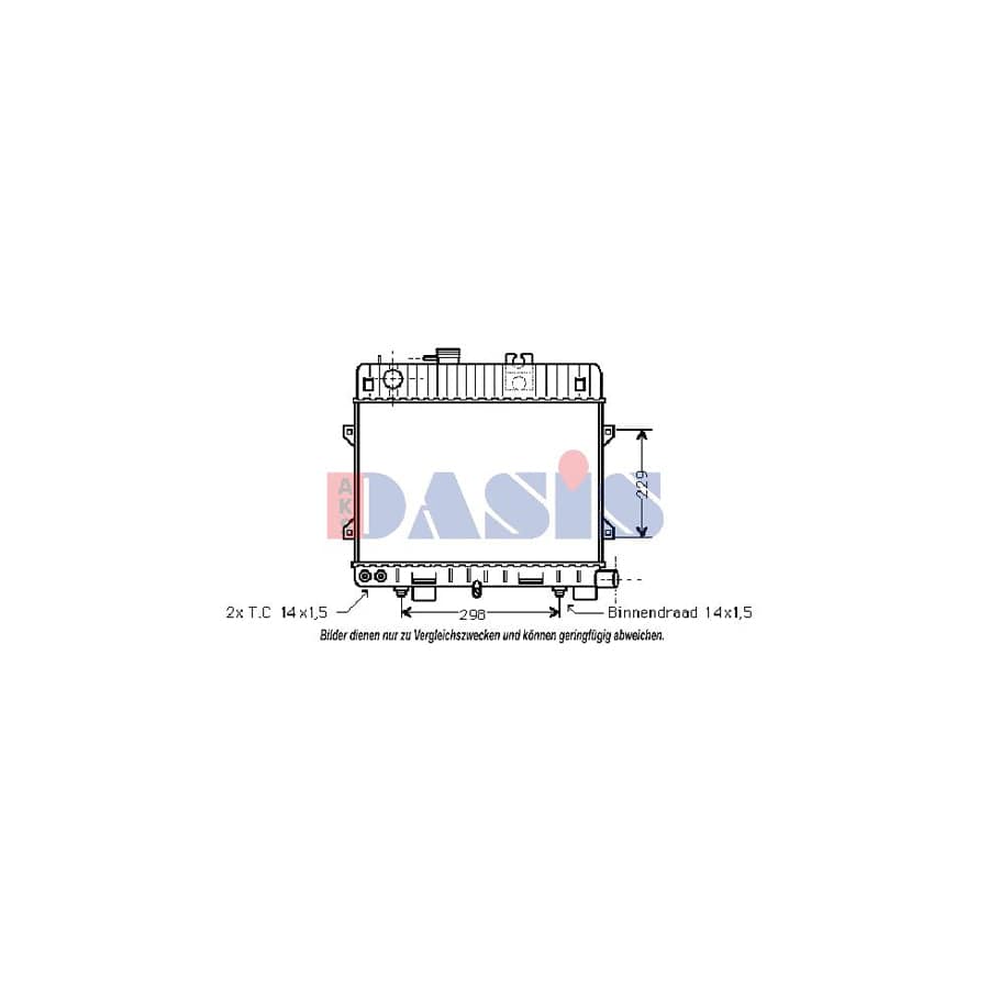 AKS Dasis 051610N Engine Radiator | ML Performance UK