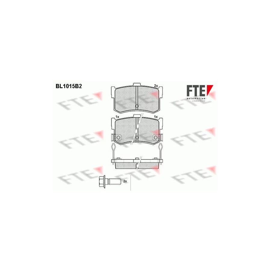 Fte BL1015B2 Brake Pad Set | ML Performance UK Car Parts