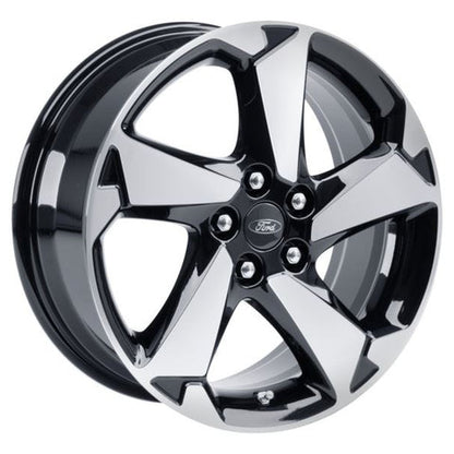 GENUINE FORD 2540824 FOCUS ALLOY WHEEL 17" 5-SPOKE DESIGN, BLACK MACHINED | ML Performance UK