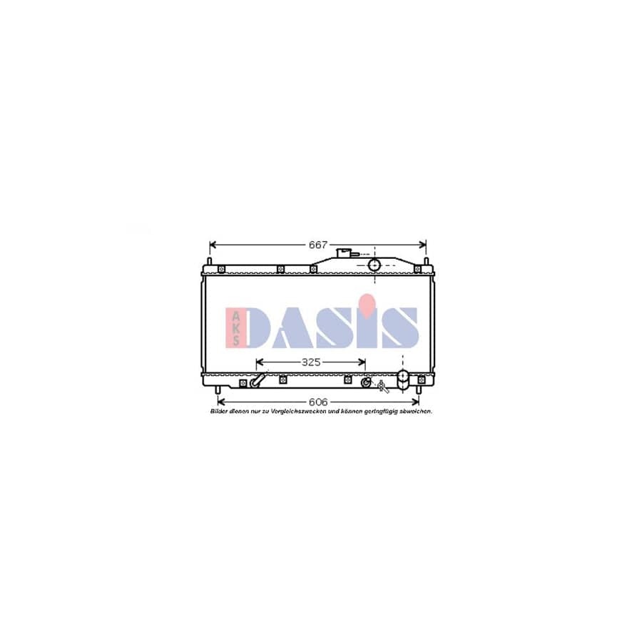 AKS Dasis 100053N Engine Radiator | ML Performance UK