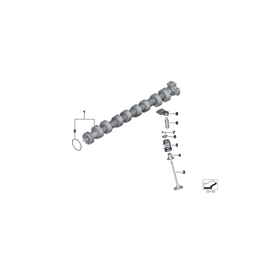 Genuine BMW 11317619380 F21 Inlet Camshaft (Inc. 116i, Cooper ALL4 & 120i) | ML Performance UK Car Parts